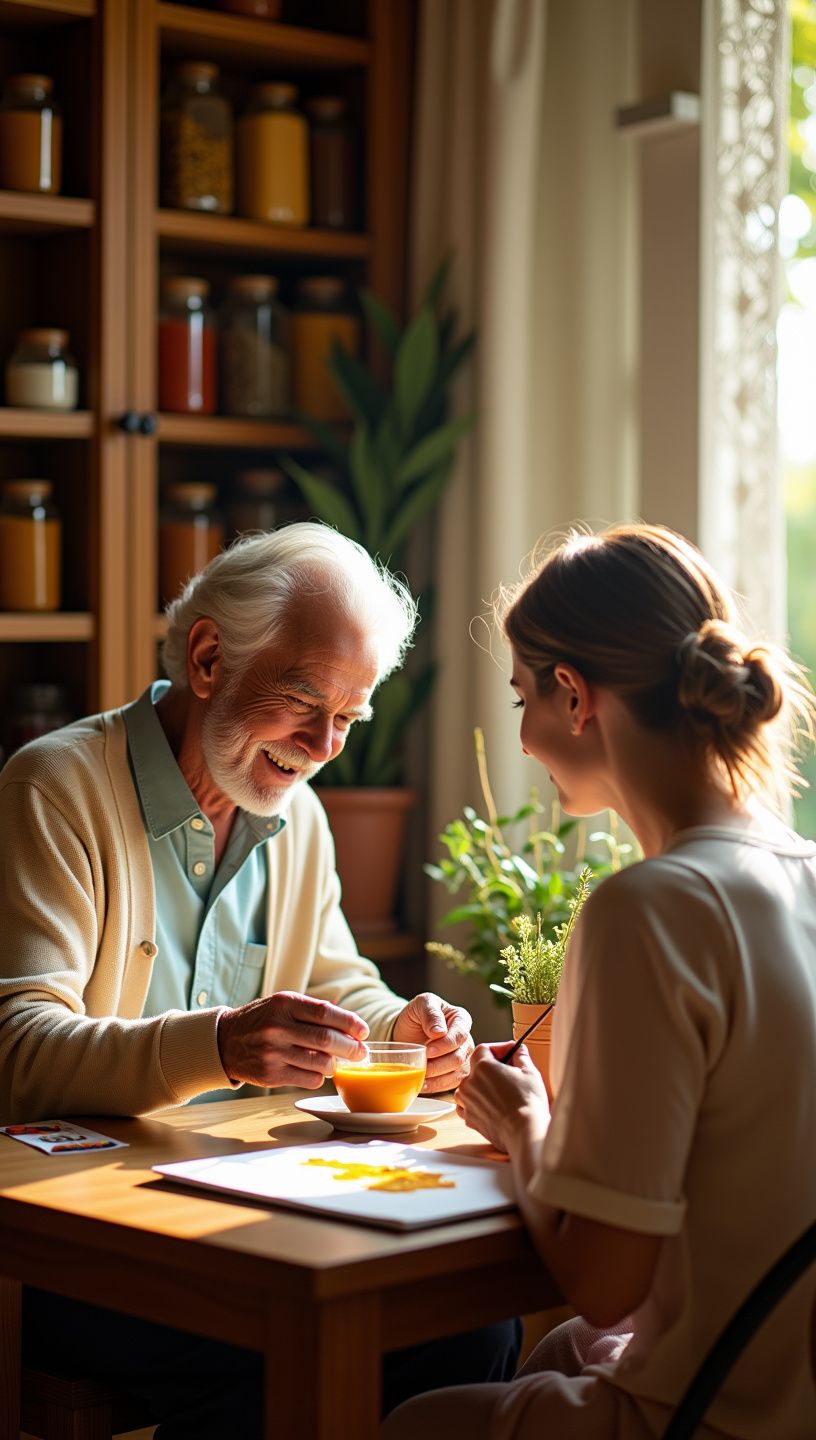 Προϊόντα τσαγιού από κουρκουμά σε ράφι καταστήματος